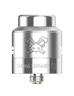 Atomizador RDA Dead Rabbit 4 Silver - Hellvape