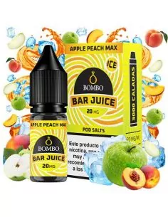 Sales Apple Peach Max 10ml nicotina 10mg y 20mg - Bombo Bar Juice