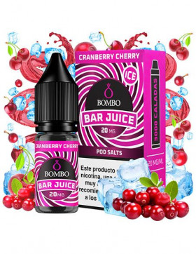 Sales Cranberry Cherry 10ml, nicotina 10mg y 20mg - Bombo Bar Juice