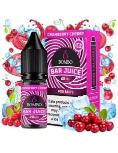 Sales Cranberry Cherry 10ml, nicotina 10mg y 20mg - Bombo Bar Juice