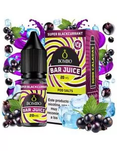 Sales Super Blackcurrant 10ml, nicotina 10mg y 20mg - Bombo Bar Juice