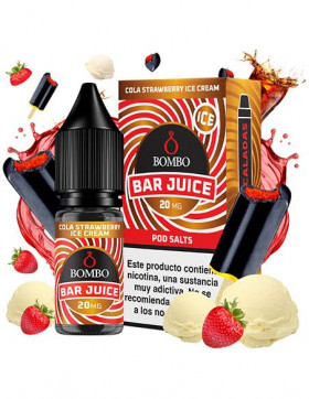 Sales Cola Strawberry Ice Cream 10ml, sales 10mg y 20mg - Bombo Bar Juice