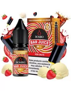 Sales Cola Strawberry Ice Cream 10ml, sales 10mg y 20mg - Bombo Bar Juice