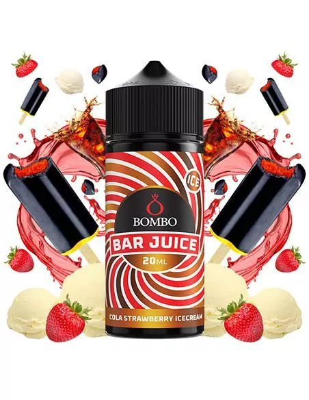Aroma Longfill Cola Strawberry Ice Cream 120ml - Bombo Bar Juice
