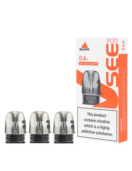 Recambio Pod Vsee (Pack de 3) 0.6ohm - Hellvape
