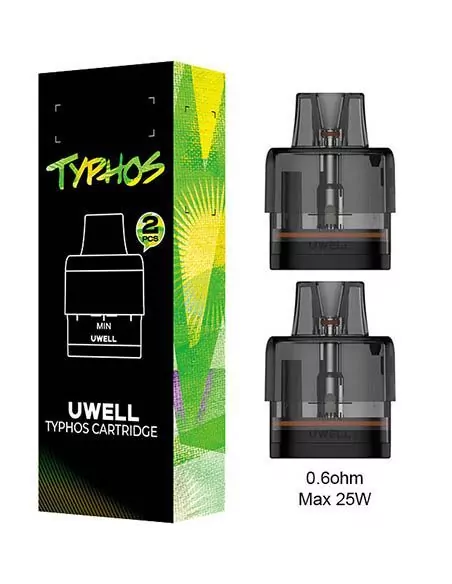 Cartucho Pod Typhos (2pcs) 0.6 ohm - Uwell