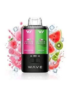 Vaper Desechable Sandía Kiwi Ice Chicle de Fresa Ice 40000puffs - Bud Vape Wave Switch