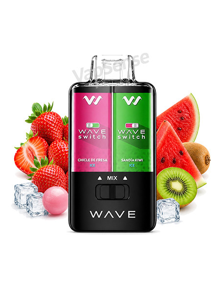 Bud Vape Wave Switch Sandía Kiwi Ice Chicle de Fresa Ice 40000 Puffs