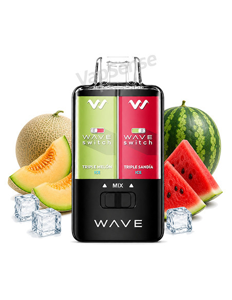 Bud Vape Wave Switch Triple Sandía Ice Triple Melon Ice 40000 Puffs