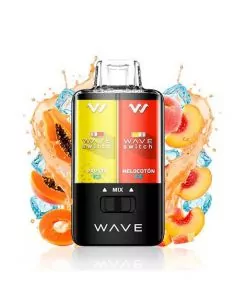 Vaper Desechable Melocotón Ice Papaya Ice 40000puffs - Bud Vape Wave Switch