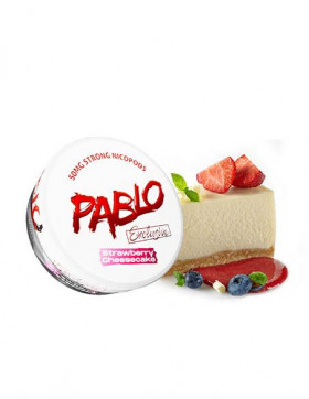 Bolsas de Nicotina Fresa y Tarta de Queso 50mg - Pablo Exclusive
