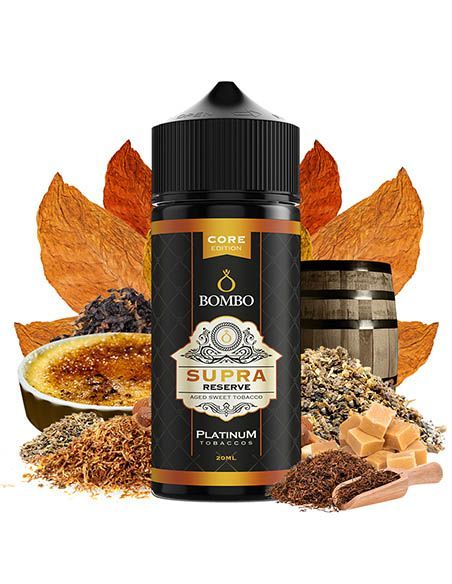 Aroma Longfill Supra Reserve 120ml - Platinum Tobaccos by Bombo Core Edition