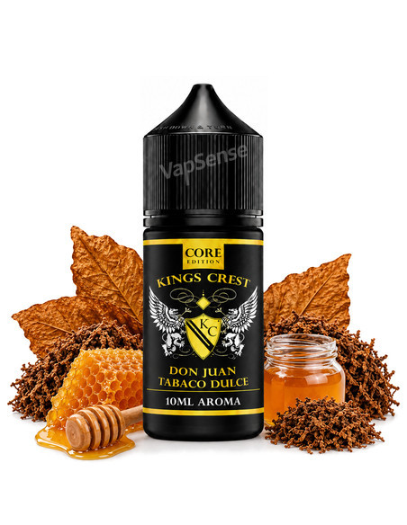 Don Juan Tabaco Dulce Longfill Kings Crest Core Edition botellas de 30ml