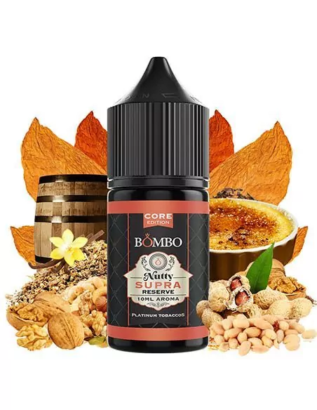 Aroma Longfill Nutty Supra Reserve 30ml - Platinum Tobaccos by Bombo Core Edition