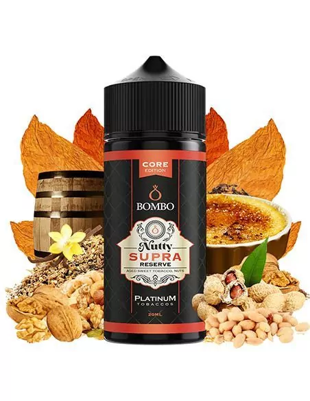 Aroma Longfill Nutty Supra Reserve 120ml - Platinum Tobaccos by Bombo Core Edition