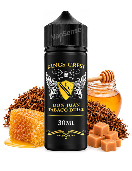 Don Juan Tabaco Dulce Longfill Kings Crest botellas de 120ml