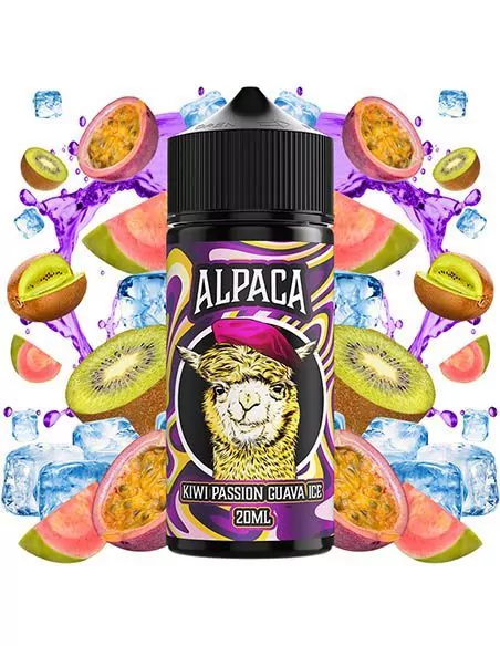 Aroma Kiwi Passion Guava Ice Longfill 120ml - Alpaca