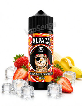 Strawberry Banana Ice Longfill 120ml Alpaca