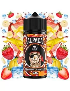 Aroma Strawberry Banana Ice Longfill 120ml - Alpaca