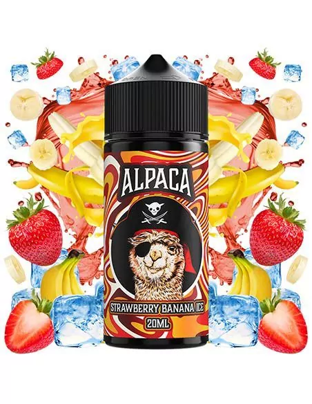 Aroma Strawberry Banana Ice Longfill 120ml - Alpaca