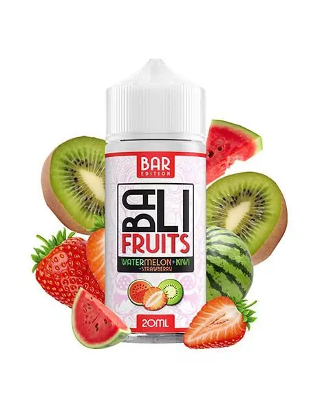 Aroma Watermelon Kiwi Strawberry Longfill 120ml - Bali Fruits Bar Edition Kings Crest
