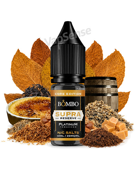 Supra Reserve 10ml Bombo Platinum Tobaccos Core Edition Salts