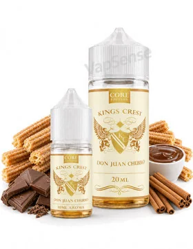 Don Juan Churro Longfill Kings Crest Core Edition botellas de 30ml y 120ml