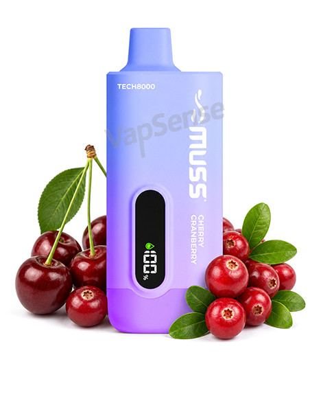 Muss Tech 8000 Cherry Cranberry 8000 Puffs