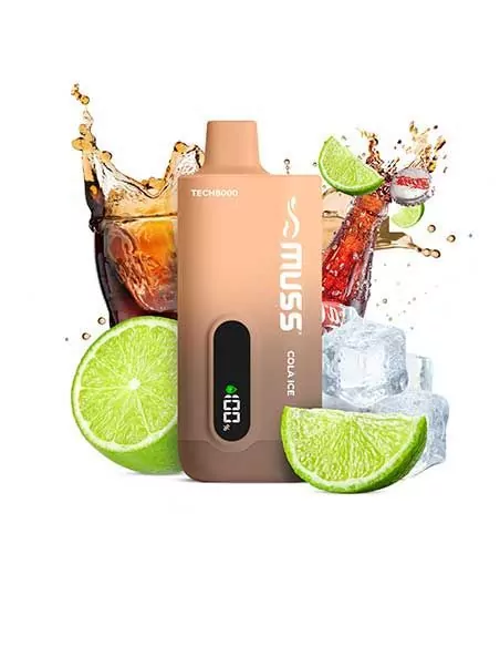 Vaper Desechable Cola Ice Zero - Muss Tech 8000