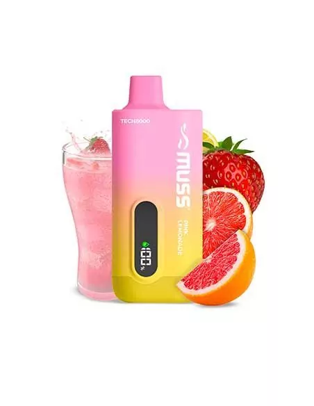 Vaper Desechable Pink Lemonade Zero - Muss Tech 8000