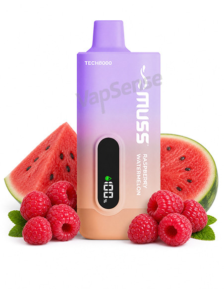 Muss Tech 8000 Raspberry Watermelon 8000 Puffs