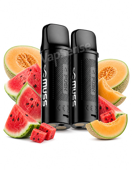 Recarga Muss Mármol Pro Triple Melon 2 x 700 Puffs