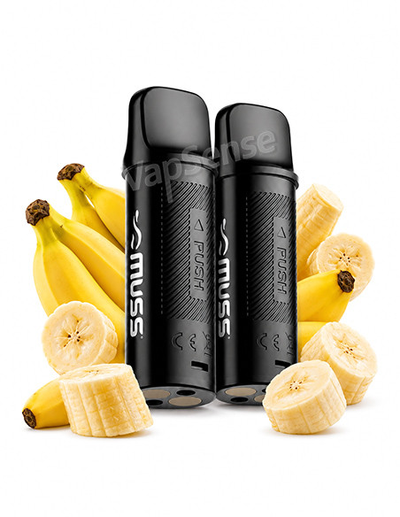Recarga Muss Mármol Pro Triple Banana 2 x 700 Puffs