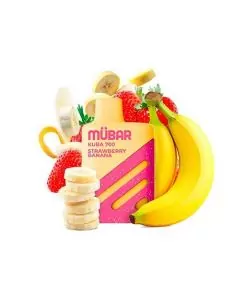 Vaper Desechable Strawberry Banana 700 - Mübar Kuba