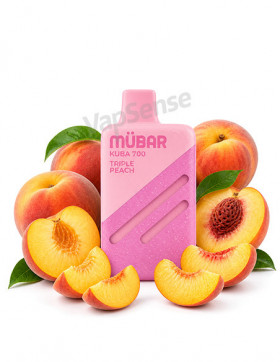 Vaper Desechable Triple Peach 700 - Mübar Kuba