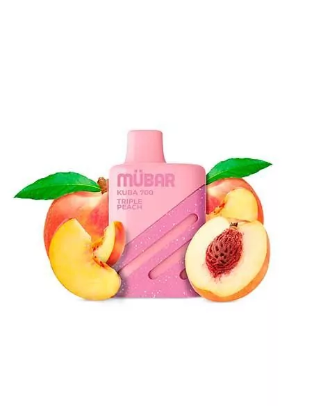 Vaper Desechable Triple Peach 700 - Mübar Kuba