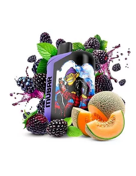 Blackberry Melon Mint Zero 50000 - Mübar Eden Beast