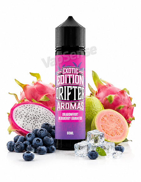 Dragonfruit Blueberry Guava Ice Longfill Drifter Exotic 60ml