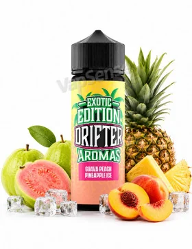 Guava Peach Pineapple Ice Longfill Drifter Exotic 120ml