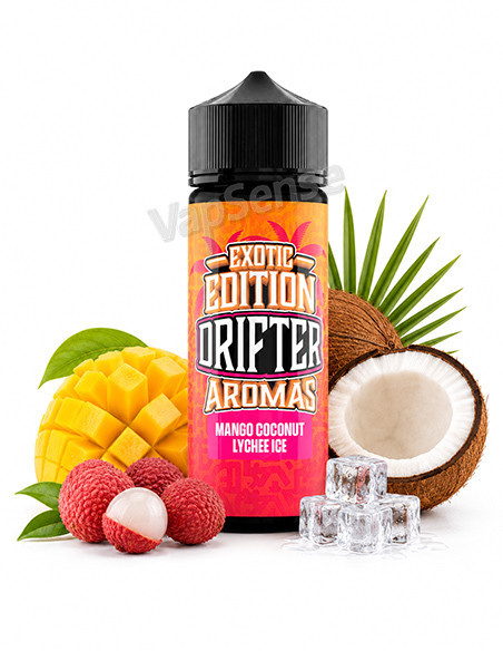 Mango Coconut Lychee Ice Longfill Drifter Exotic 120ml