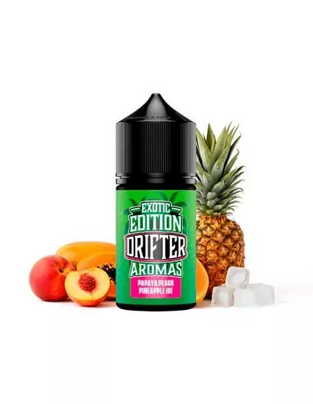 Aroma Papaya Peach Pineapple Ice Longfill 30ml - Drifter Exotic