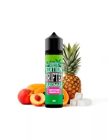 Aroma Papaya Peach Pineapple Ice Longfill 60ml - Drifter Exotic