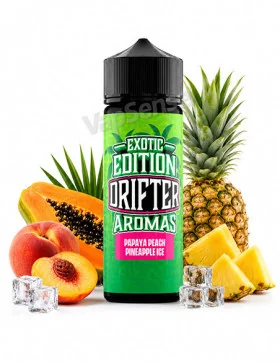 Papaya Peach Pineapple Ice Longfill Drifter Exotic 120ml