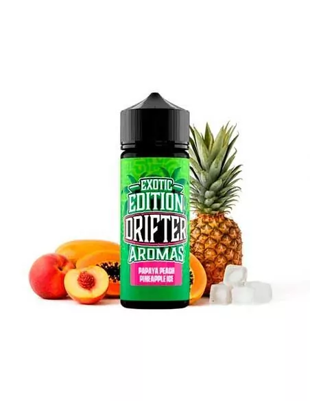 Aroma Papaya Peach Pineapple Ice Longfill 120ml - Drifter Exotic