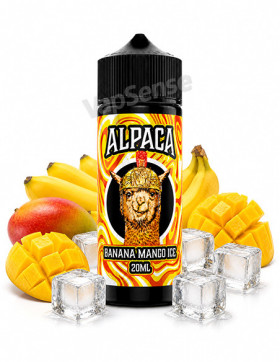 Banana Mango Ice Longfill 120ml Alpaca