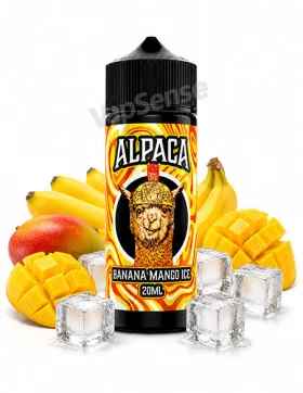 Banana Mango Ice Longfill 120ml Alpaca