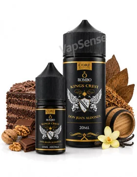 Don Juan Aldonza Longfill Kings Crest & Bombo Core Edition botellas de 30ml y 120ml