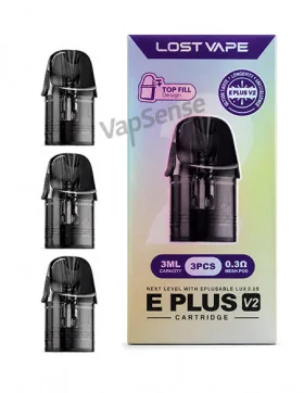Pods Lost Vape E Plus V2 Dual Mesh 2ml 0.3Ω Pack de 3
