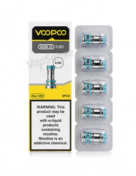 Resistencias Voopoo PnP X 0.8 Ohm Pack de 5