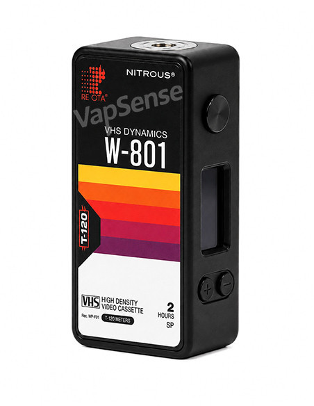 Mechvape x Nitrous Pocket Black Edition Mod 80W diseño VHS Dynamics